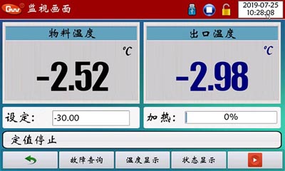 高低溫一體機監(jiān)控畫面